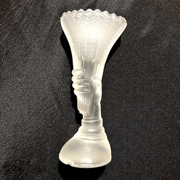 EAPG 1876 Centennial Exposition Philadelphia Art Glass Hand Vase Antique - Picture 1 of 9